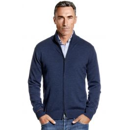 Joe Cardigan 2-Way Zip Summernight Navy