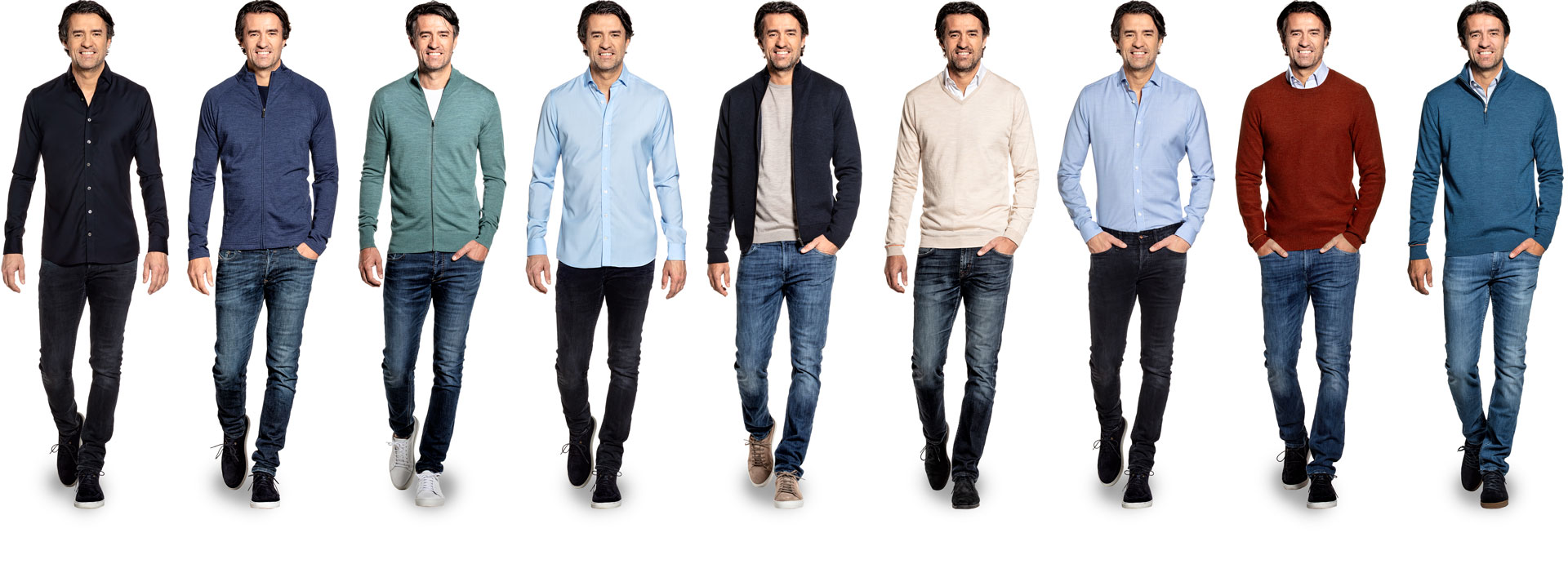 Joe Merino Luxe Merino Wollen Truien En Shirts Voor Heren